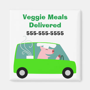 Vegetarische catering magneet