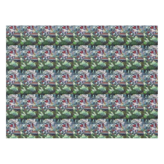 Vegetarische clubs ontmoeten hier op dinsdagmiddag tafelkleed (Voorkant (Horizontaal))