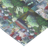 Vegetarische clubs ontmoeten hier op dinsdagmiddag tafelkleed (Gekanteld)