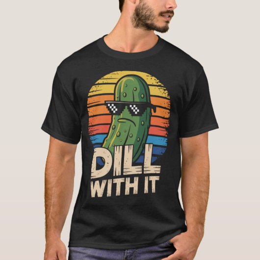 Vegetarische Dillenpickle Fan T-shirt (Voorkant)