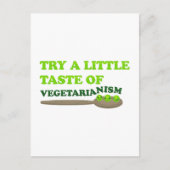 Vegetarische erwten briefkaart (Voorkant)