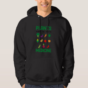 Vegetarische Geneeskunde Biologische Voeding Herbi Hoodie