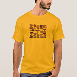 Vegetarische hipster steampunk paddenstoel t-shirt