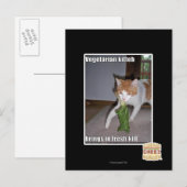 Vegetarische keuken briefkaart (Voorkant / Achterkant)