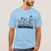 Vegetarische koopwaar t-shirt (Voorkant)