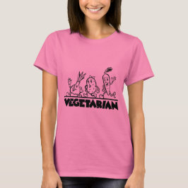 Vegetarische koopwaar t-shirt
