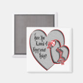 Vegetarische kussen magneet (Voorkant / Achterkant)