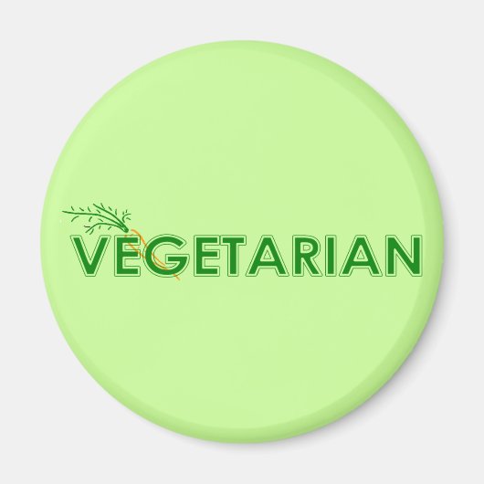 Vegetarische magneet (Voorkant)