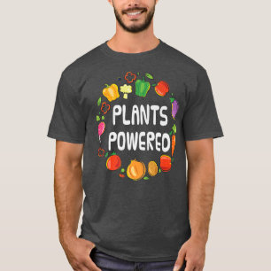 Vegetarische Mannen op basis van plant met vegetat T-shirt