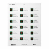 Vegetarische revolutie etiket (Full Sheet)
