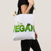 Vegetarische Vegan Love Save Animals Groen Eet Tas (Dichtbij)