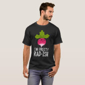 Vegetarische Vegan Veggie Pun T-shirt (Voorkant volledig)