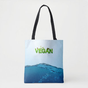 Vegetarische Veganistische Liefde Bescherm Dieren Tote Bag