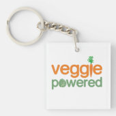 Vegetarische vegetarische vegetarische vegetatie sleutelhanger (Voorkant)