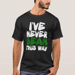 Vegetarische Veggie Pun Ik heb nog nooit zo geboen T-shirt