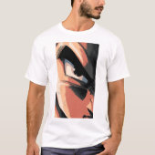 Vegeta's Eye of Determination - Fierce Saiyan Clos T-shirt (Voorkant)