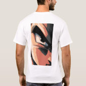 Vegeta's Eye of Determination - Fierce Saiyan Clos T-shirt (Achterkant)