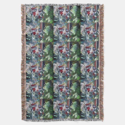 Vegetatian Club komt hier bijeen Deken (Voorkant Verticaal)