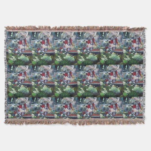 Vegetatian Club komt hier bijeen Deken (Voorkant)