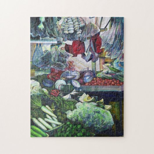 Vegetatian Club komt hier bijeen Legpuzzel (Verticaal)