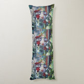 Vegetatian Club komt hier bijeen Lichaamskussen (Achterkant (Verticaal))