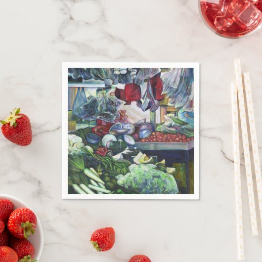 Vegetatian Club komt hier bijeen Servetten (Insitu)