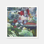 Vegetatian Club komt hier bijeen Servetten (Voorkant)