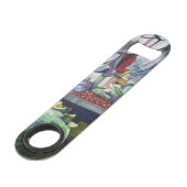 Vegetatian Club komt hier bijeen Speed Flessenopener (Voorkant Gekanteld)