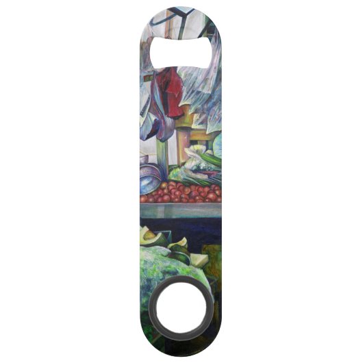 Vegetatian Club komt hier bijeen Speed Flessenopener (Voorkant)