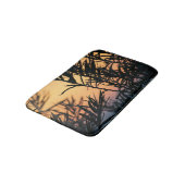 Vegetatie bij zonsondergang badmat (Gekanteld)