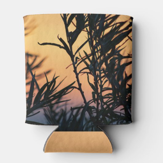 Vegetatie bij zonsondergang blikjeskoeler (Achterkant)