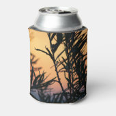 Vegetatie bij zonsondergang blikjeskoeler (Blikje Achterkant)