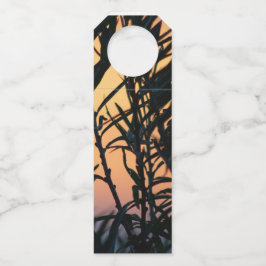 Vegetatie bij zonsondergang flessenhanger