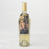 Vegetatie bij zonsondergang flessenhanger (Op fles)