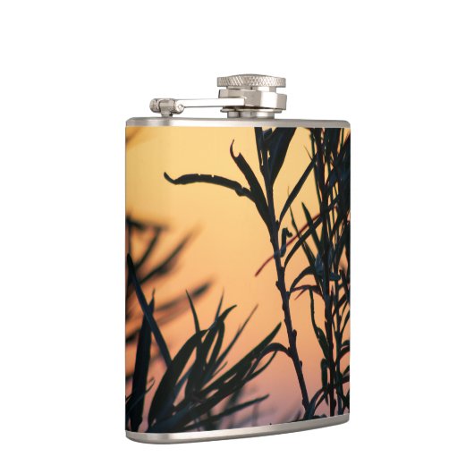 Vegetatie bij zonsondergang heupfles (Rechts)