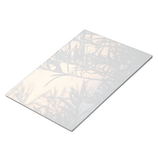 Vegetatie bij zonsondergang notitieblok (Schuin)