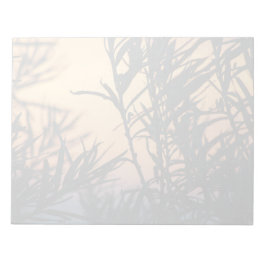 Vegetatie bij zonsondergang notitieblok