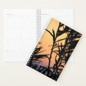 Vegetatie bij zonsondergang planner (Display)