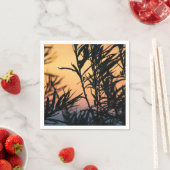 Vegetatie bij zonsondergang servet (Insitu)