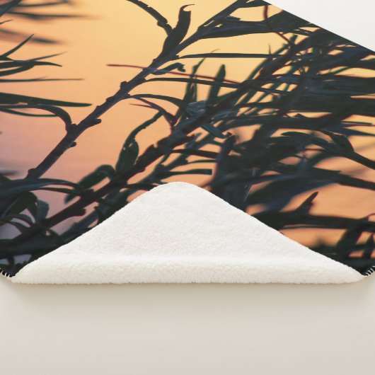 Vegetatie bij zonsondergang sherpa deken (3/4)