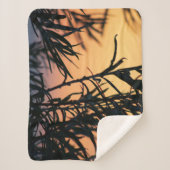 Vegetatie bij zonsondergang sherpa deken (Voorkant)