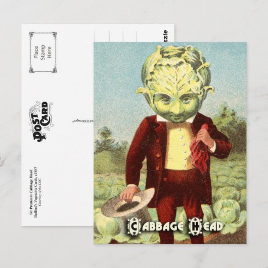  vegetatieve Briefkaarten: Cabine Briefkaart (Voorkant / Achterkant)