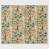 vegetatieve kunst door Adolphe Millot Pattern Cadeaupapier (Vlak)