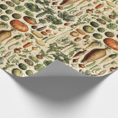 vegetatieve kunst door Adolphe Millot Pattern Cadeaupapier (Hoek)