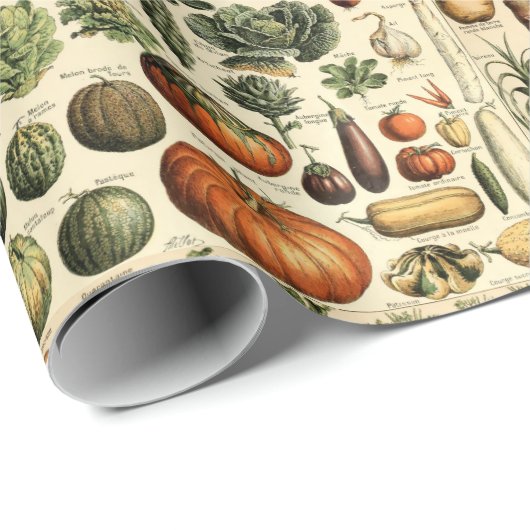 vegetatieve kunst door Adolphe Millot Pattern Cadeaupapier (Rol Hoek)