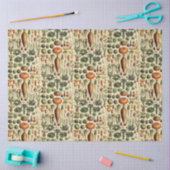 vegetatieve kunst door Adolphe Millot Pattern Tissuepapier (Craft)