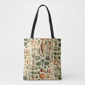 vegetatieve kunst door Adolphe Millot Pattern Tote Bag (Voorkant)