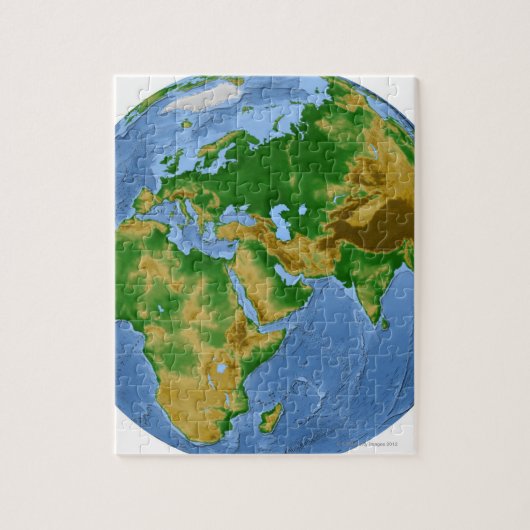 Vegetingkaart 3 legpuzzel (Verticaal)