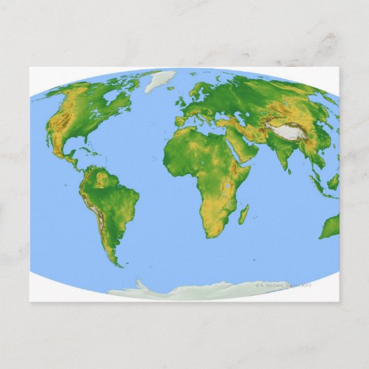 Vegetingkaart 4 briefkaart (Voorkant)