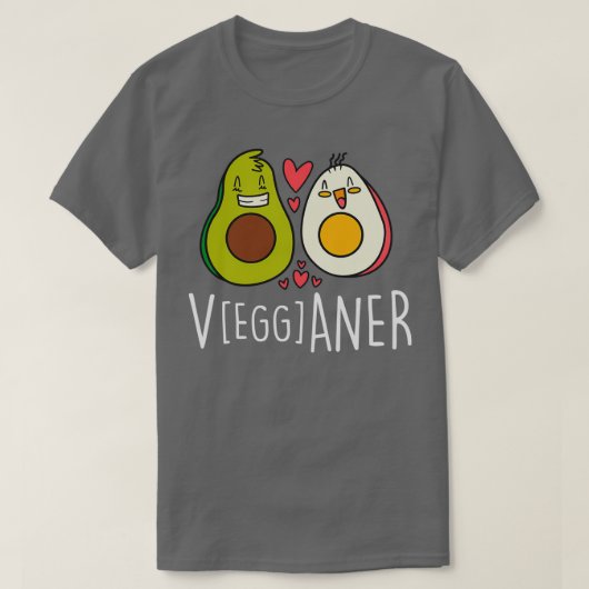 Vegganer Funny Vegans Quote T-shirt (Design voorkant)